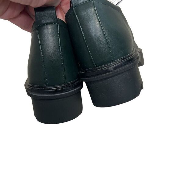 NWT Zara oxfords hunter green size 6 - Picture 2 of 12